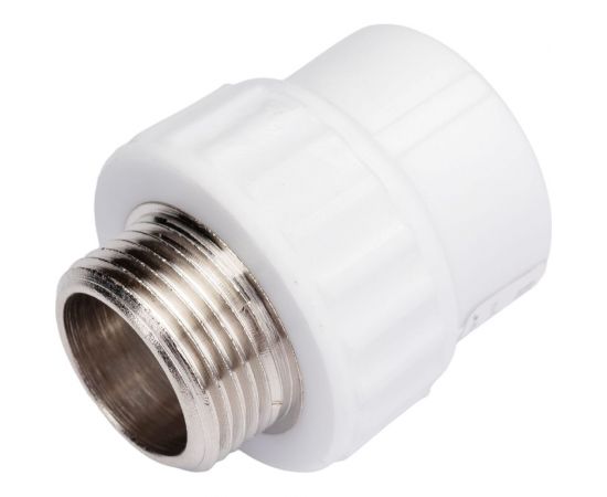 Комбинированная муфта VALFEX PP-R белая, 20х3/4 дюйма НР 10130120 127-0239 