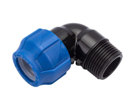 Компрессионный отвод VALFEX ПНД, с наружной резьбой, 25x1"" 1210012425100 