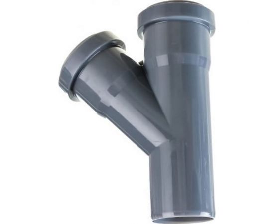 Тройник VALFEX 45 градусов, 50-50, внутренняя канализация 22050050 