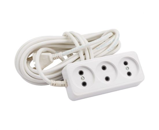 Удлинитель ООО Ливны-Электро У6-716 3-х местный, провод ПВС 2*1 L=7м У 783 