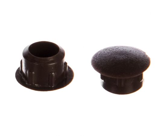 Декоративная заглушка Tech-Krep 8 мм темно-коричневая 35 шт - пакет 108867 