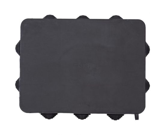 Разветвительная коробка HEGEL с гермовводами, черная КР2607-08-И 