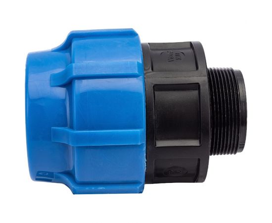 Муфта ПОЛИТЭК с наружной резьбой 63х2 50030063 