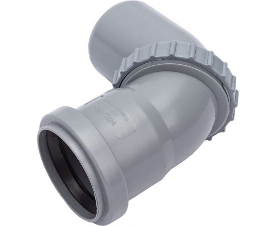 Поворотный универсальный отвод VALFEX 50 мм, внутренняя канализация 23100050 