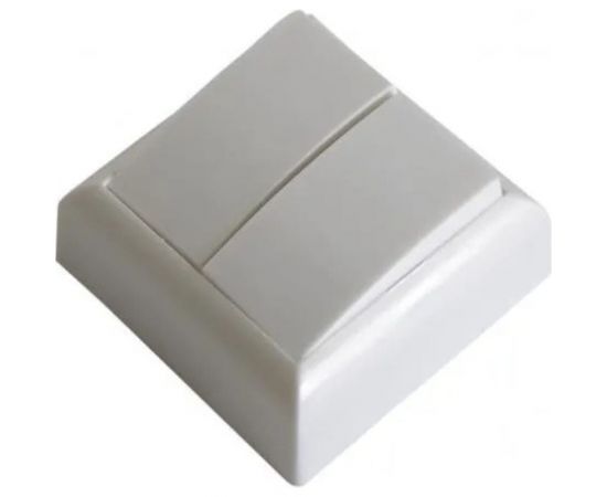 Двухклавишный выключатель APEYRON, полистирол УХЛ4, 250В, 6А, IP2 А56-111 