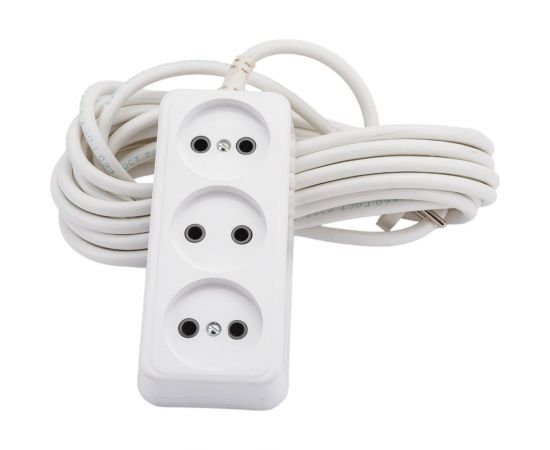 Удлинитель ООО Ливны-Электро У6-716 3-х местный, провод ПВС 2*1 L=7м У 783 – изображение 2