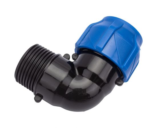 Компрессионный отвод VALFEX ПНД, с наружной резьбой, 25x1"" 1210012425100 – изображение 2