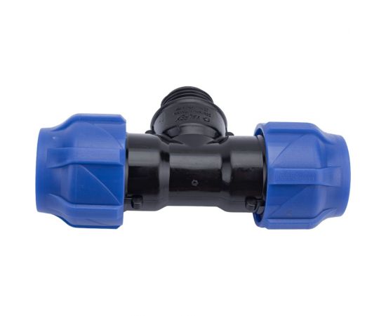 Компрессионный переходной тройник VALFEX ПНД, с наружной резьбой, 20-1/2""-20 1210022001220 – изображение 2