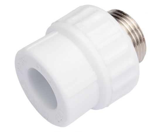 Комбинированная муфта VALFEX PP-R белая, 20х3/4 дюйма НР 10130120 127-0239 – изображение 2