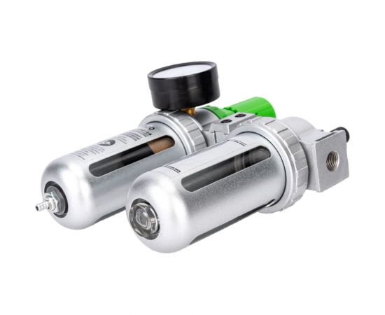 Блок подготовки воздуха с регулятором давления и маслораспылителем 1/4" ECO AU-02-14 – изображение 2