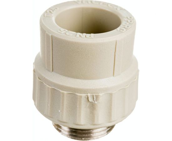 Муфта комбинированная с наружной резьбой VALFEX PP-R серая, 25 мм х3/4"" 10130025Г 127-0362 – изображение 2