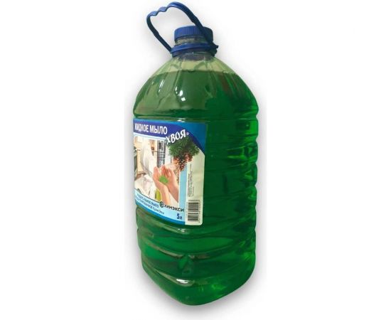 Жидкое мыло для рук ХИМЭКСИ ЭКОНОМ с запахом хвои, 5 л 10012 – изображение 2