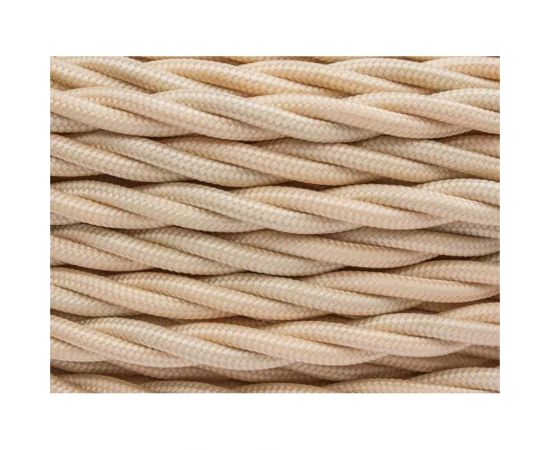 Провод Bironi 2x1,5, песочное золото, матовый, 10 метров B1-424-719-10 – изображение 2