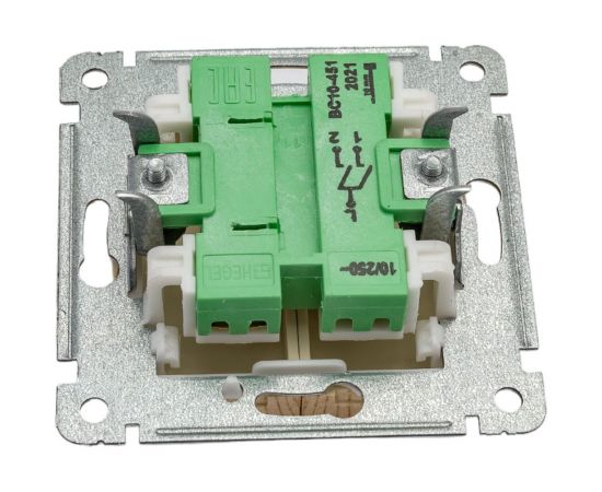 Механизм двухклавишного выключателя HEGEL сосна ВС10-451-02 – изображение 2