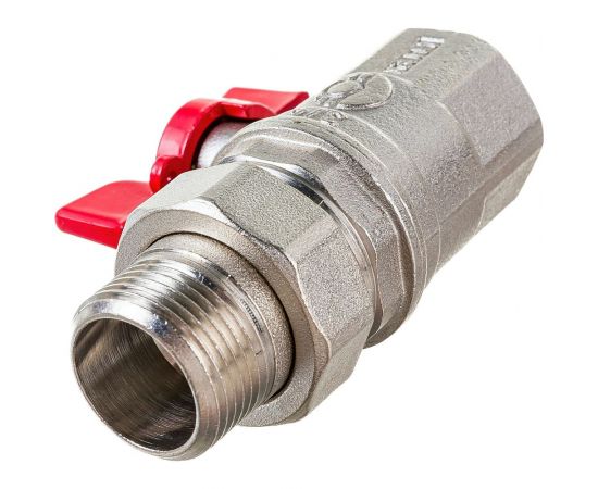 Шаровой кран VALFEX PREMIUM для воды, с американкой, 3/4"" ВР/НР, бабочка VF.227.NB1.034.PREMIUM – изображение 3