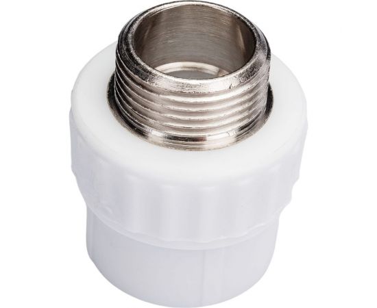 Комбинированная муфта VALFEX PP-R белая, 20х3/4 дюйма НР 10130120 127-0239 – изображение 3