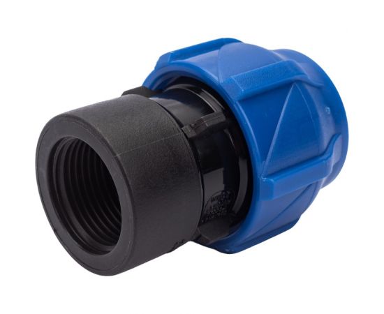 Компрессионная соединительная муфта VALFEX ПНД, с внутренней резьбой, 25x3/4"" 121001225034 – изображение 3