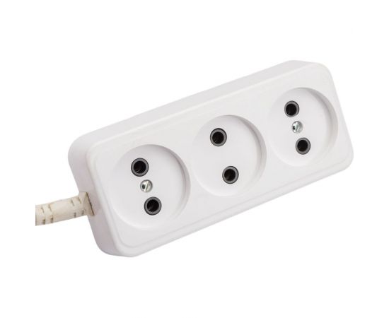 Удлинитель ООО Ливны-Электро У6-716 3-х местный, провод ПВС 2*1 L=7м У 783 – изображение 3