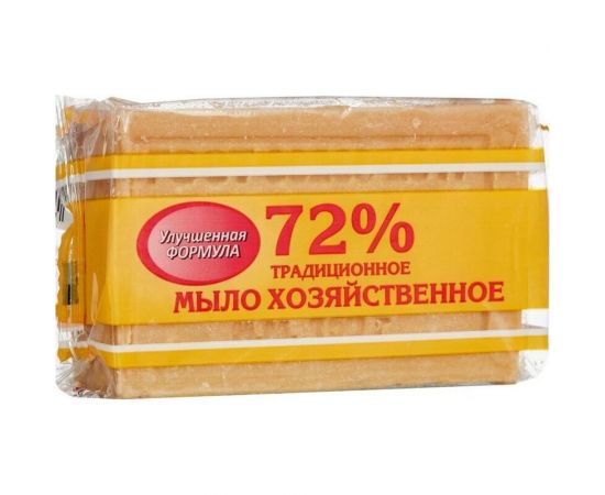 Хозяйственное мыло 72%, 200 г МЕРИДИАН Традиционное, в упаковке 602372 – изображение 3