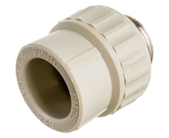 Муфта комбинированная с наружной резьбой VALFEX PP-R серая, 25 мм х3/4"" 10130025Г 127-0362 – изображение 3