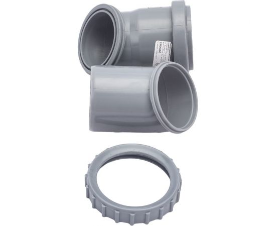 Поворотный универсальный отвод VALFEX 50 мм, внутренняя канализация 23100050 – изображение 3