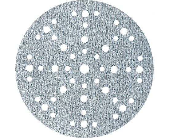 Шлифовальный круг на липучке GRANAT 48+1 отв., 150 мм, P180, 5 шт ABRAFORM AG5-150-49-P180 – изображение 3