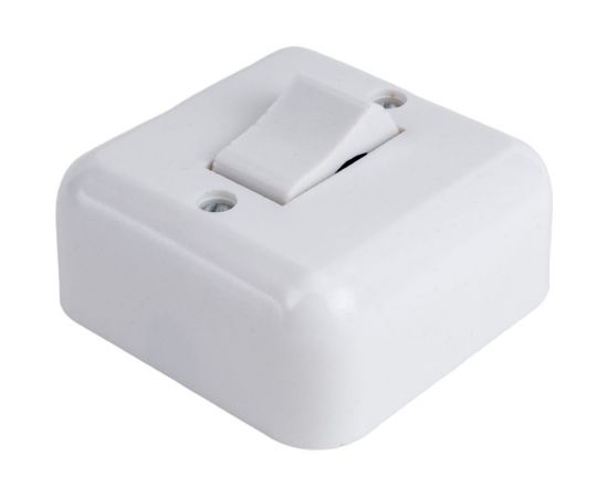Одноклавишный выключатель ООО Ливны-Электро А1-001 УХЛ 4 белый ВОП 12 – изображение 4