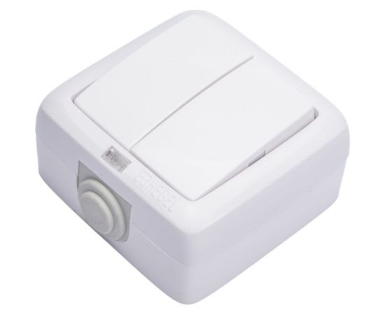 Двухклавишный выключатель HEGEL с подсветкой ВА10-252 – изображение 4