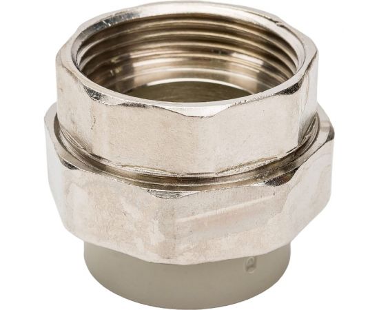 Разъемная муфта ПОЛИТЭК с внутр.рез. 32x1 1/4 PPR, серый 9801003214с – изображение 4