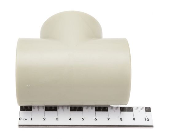 Тройник ПОЛИТЭК 40 PPRC серый 9000000440С – изображение 4