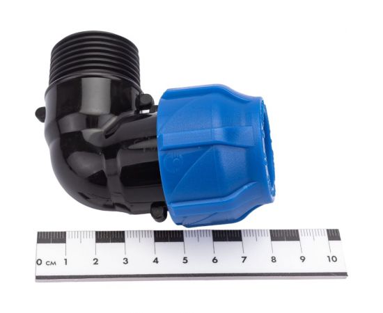 Компрессионный отвод VALFEX ПНД, с наружной резьбой, 25x1"" 1210012425100 – изображение 4