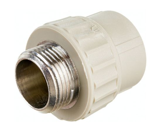 Муфта комбинированная с наружной резьбой VALFEX PP-R серая, 25 мм х3/4"" 10130025Г 127-0362 – изображение 4