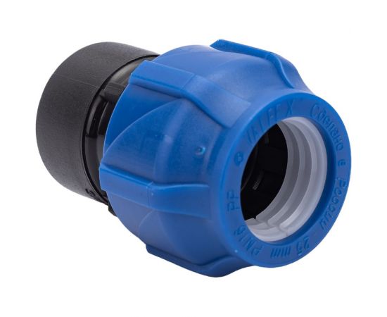 Компрессионная соединительная муфта VALFEX ПНД, с внутренней резьбой, 25x3/4"" 121001225034 – изображение 4