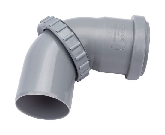Поворотный универсальный отвод VALFEX 50 мм, внутренняя канализация 23100050 – изображение 5