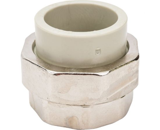 Разъемная муфта ПОЛИТЭК с внутр.рез. 32x1 1/4 PPR, серый 9801003214с – изображение 5
