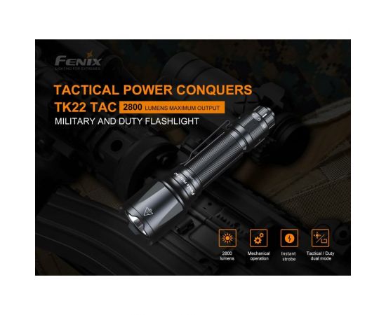 Фонарь Fenix TK22 TAC tk22tak – изображение 7