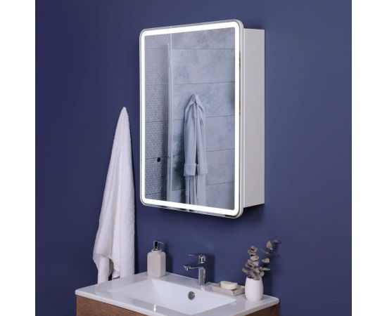 Зеркальный шкаф с подсветкой ИТАНА Miro 60 600x150x790 1С правое CC 3005 Белый глянец 05 4657773600799 – изображение 8