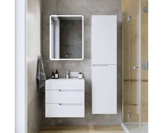 Зеркальный шкаф с подсветкой ИТАНА Miro 60 600x150x790 1С правое CC 3005 Белый глянец 05 4657773600799 – изображение 9