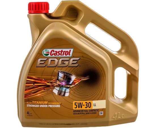 Моторное масло Синтетическое EDGE 5w30 LL, 4 л Castrol 15669A 