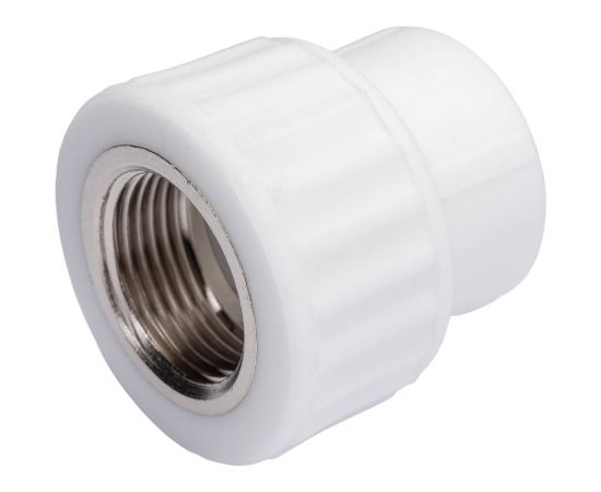 Комбинированная муфта VALFEX PP-R белая, 20х3/4 дюйма ВР 10129120 127-0233 