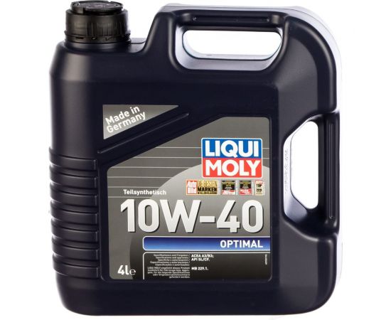Полусинтетическое моторное масло 4л 10W-40 LIQUI MOLY Optimal 3930 