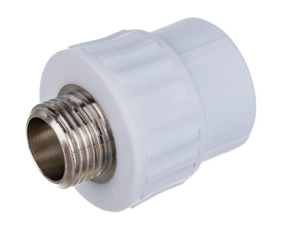 Комбинированная муфта VALFEX PP-R белая, 25х1/2 дюйма НР 10130125 127-0240 