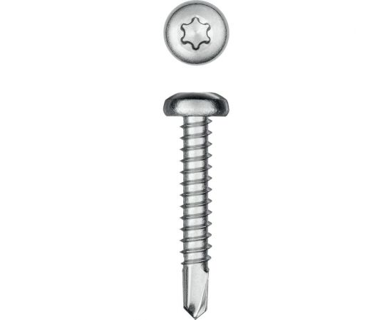 Нержавеющие саморезы KRAFTOOL DS-P с полукруглой головкой, 32x3.9 мм, 380 шт. 300931-39-032 