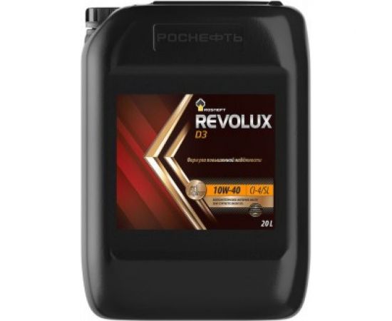 Моторное масло РОСНЕФТЬ Revolux D3 10W-40 CI-4-SL п-синт. кан. 20 л 40620769 