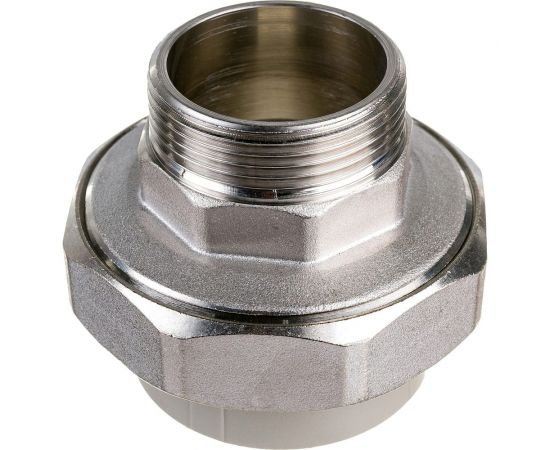 Комбинированная муфта VALFEX PP-R серая, разъемная Дн50х1 1/2 НР 10156040Г 127-0351 