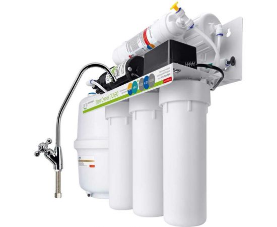 Система обратного осмоса с повышающим насосом и минерализацией Prio Новая вода OU 590 