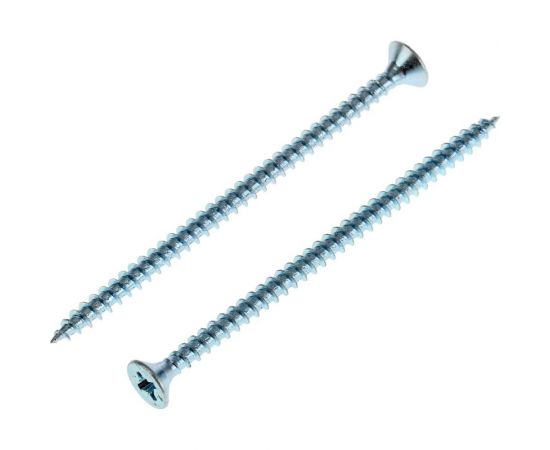 Универсальный саморез Tech-Krep 70х4,5 мм 150 шт оцинкованный, коробка с окном 113130 – изображение 2