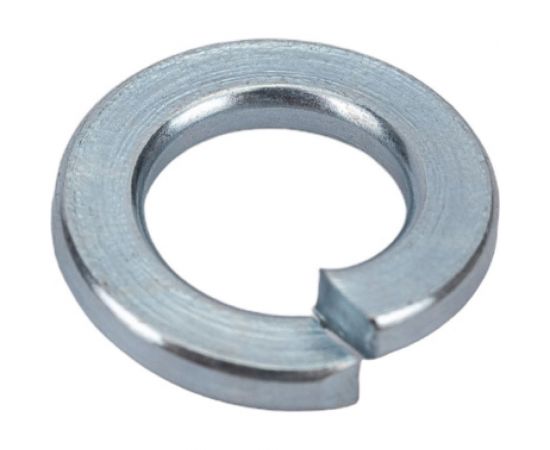 Пружинная оцинкованная шайба Стройбат DIN 127 8 мм 200 шт. 2633207/005581 – изображение 2