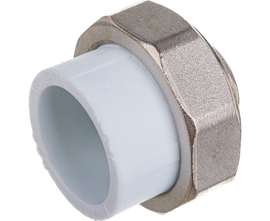 Комбинированная муфта VALFEX PP-R белая, разъем 32х1/2 дюйма ВР 10155215 127-1644 – изображение 2