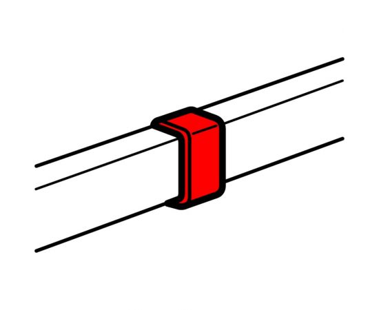 Накладка на стык Legrand для мини-плинтусов DLPlus 40х12,5/40х16/40х20 - белый 33606 – изображение 2